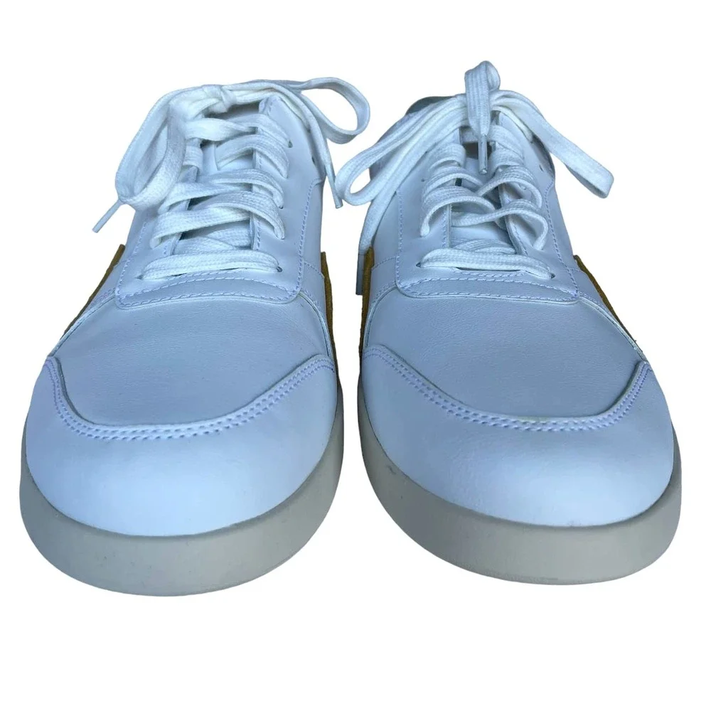 Everlane White Leather Suede‎ Accent Sneakers Mens US 9 Womens US 11 Casual